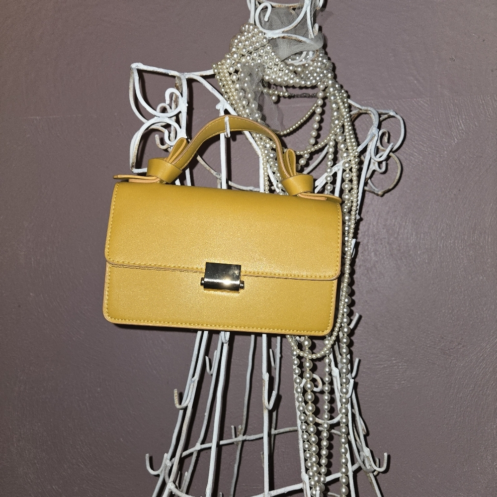 A New Day Small Yellow Purse